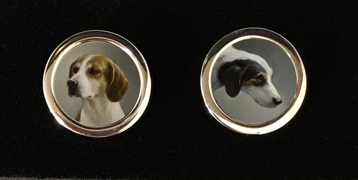 Interchangeable cufflinks C dime size 17.91mm