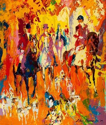 keeneland auction.fox hunt.LeRoy nieman