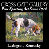 Cross Gate Gallery sporting art hound painting