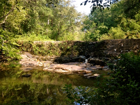 rock dam.dry