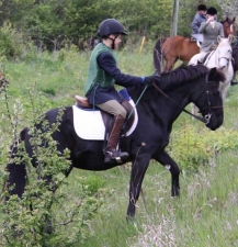 Oliver Harris, grandson of former Master Taddy Cork, is one of Toronto and North York’s most dedicated first-flighters. Oliver is shown here on his pony, Midnight.