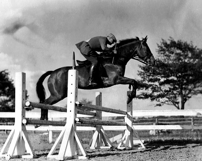charles had a natural seat on a horse
