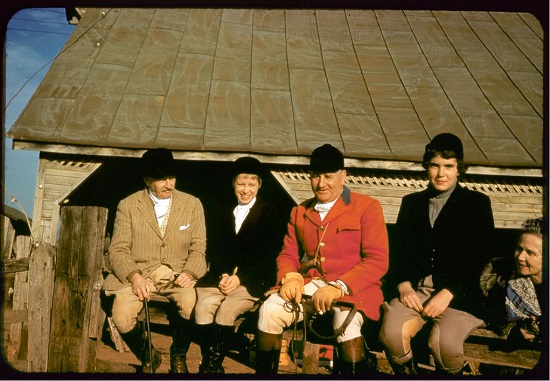 faulkner and fox fields gang after fox hunting